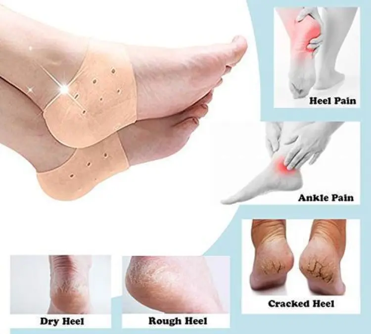 d83527b518dbd4579ba88fb456d239e4 Half Heel Pain Anti-Crack Silicone Set – Unisex Anti-Crack Pain Relief - 01 Pair - Image 4