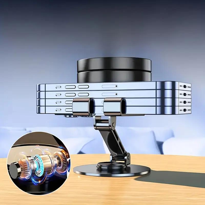 Mobile Stand - Mobile Phone Holder Broadcast Mobile Phone Holder 360 Degree Rotation Adjustment Folding Lazy Tablet Desk