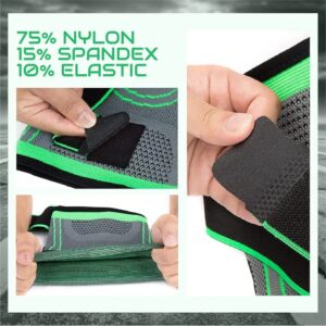 Knee Support Band For Pressure Weaving With 3D Weave Protection Against Injury Pressure Adjustable Knee Support For Men