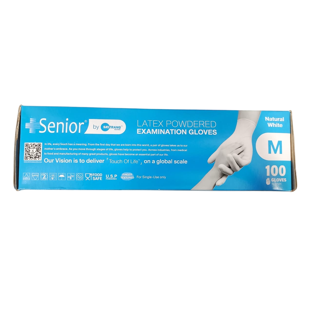 da2c3c09114102e2dba2288d40b06929 Senior Latex Examination Powdered Gloves – 100 Pcs Box, Premium Quality Disposable Medical Gloves For Professional Use, - Image 5