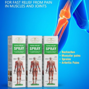Aichun Beauty Rapid Relief Spray For Muscle And Joint Pain 100ml – Fast Acting Pain Relief Formula For Sore Muscles, Sti