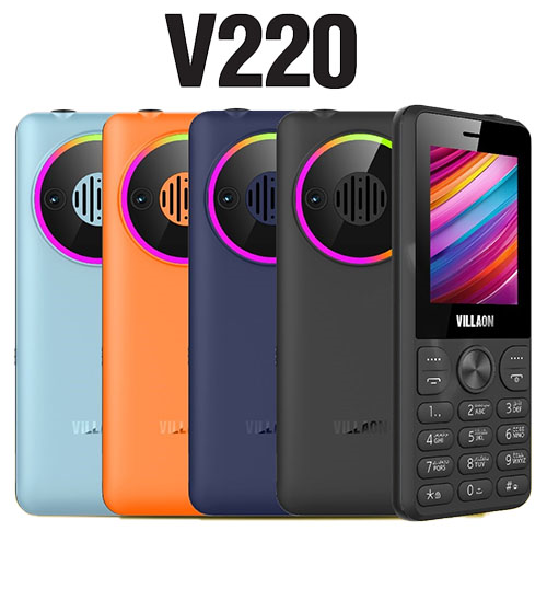 dbb3ba2e448b04004e4164069788ff8f Villaon V220 2.4 Inch QQVGA Dual SIM PTA Approved Mobile With 2500mAh Battery 0.8MP Camera (Random Color)