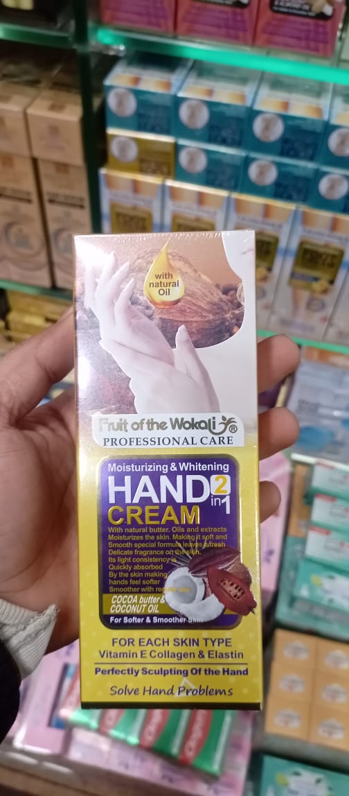 dbe5ac427191ec0a6899ea87a891eac6 Fruit of the Wokali Smooth Moisturizing Hand Cream 130 ML – With Cocoa Butter & Coconut Oil for Soft Hands - Image 3