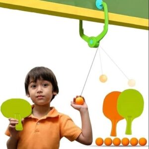 Children’s Indoor Hanging Table Tennis Toy | Fun Swing Ping Pong Training Set For Kids | Indoor Sports Game For Hand-Eye