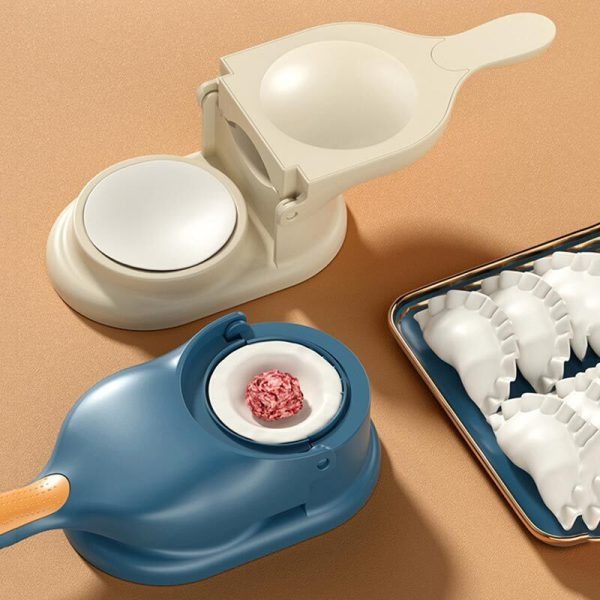 dcf4785b92de61b4cbc1d74bd59323c2 2-in-1 Manual Dumpling Maker & Dough Press Machine | Portable Samosa & Gujiya Mould Tool | Easy Kitchen DIY Pastry Acces - Image 4