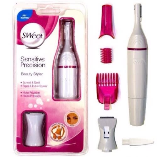 dd2c93f6d59c86941d3d6f272c0af6bc Veet Sensitive Precision Electric Beauty Styler & Trimmer – Waterproof Grooming Kit for Face, Eyebrows, Underarms, and B - Image 2