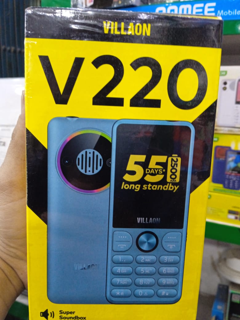ddcec87daf626322fc602a4b37c22907 Villaon V220 2.4 Inch QQVGA Dual SIM PTA Approved Mobile With 2500mAh Battery 0.8MP Camera (Random Color) - Image 4