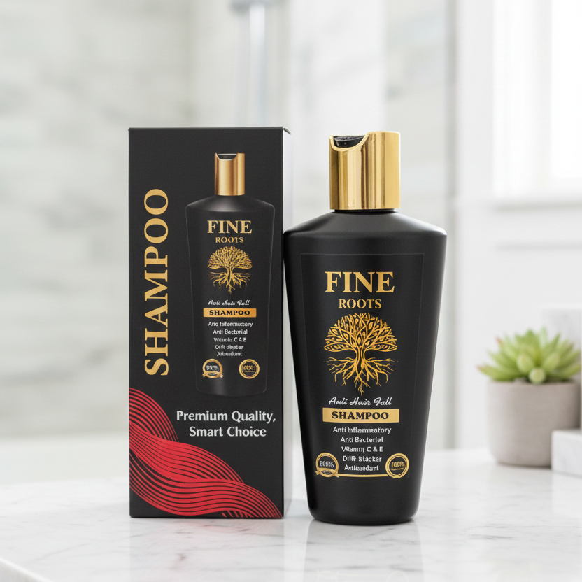 de17dfd81c56f669b2286f52ff221ef9 Fine Roots Anti Hair Fall Shampoo Providing Gentle Care Nourishing Formula Strengthening Quality Everyday Use - Image 3