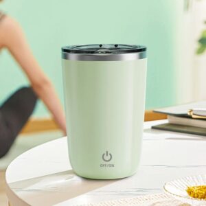 350ml Stainless Steel Automatic Self Stirring Mug Coffee Milk Juice Mixing Cup Magnetic Stirring Cup For Home Office And