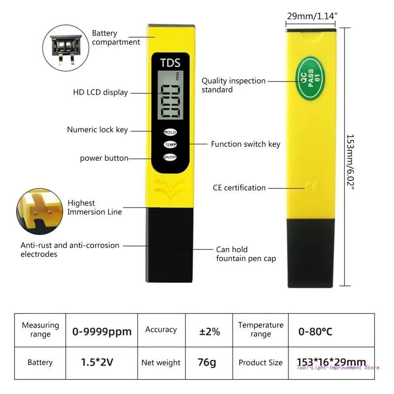 def2d7b84f72151a94f82ee8a1211390 Digital TDS Water Testing Pen – High-Accuracy Portable TDS Meter for Drinking Water, RO Systems, Aquariums & Hydroponics