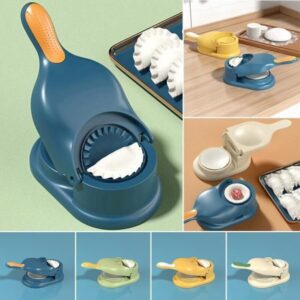 2-in-1 Manual Dumpling Maker & Dough Press Machine | Portable Samosa & Gujiya Mould Tool | Easy Kitchen DIY Pastry Acces