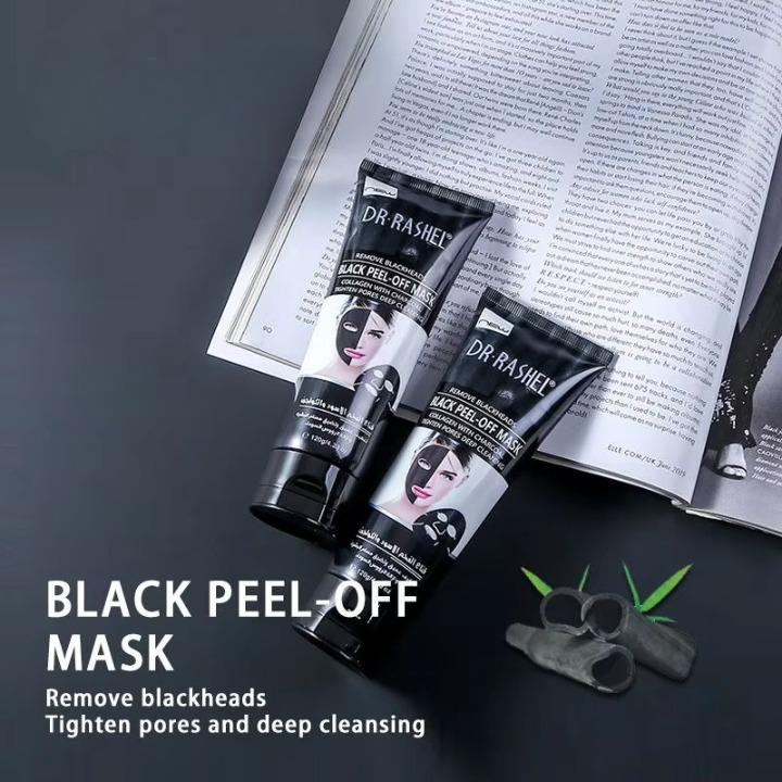 Dr. Rashel Deep Cleansing Blackhead Remover Peel-Off Face Mask – Purifying Charcoal Formula for Clearer, Smoother Skin –