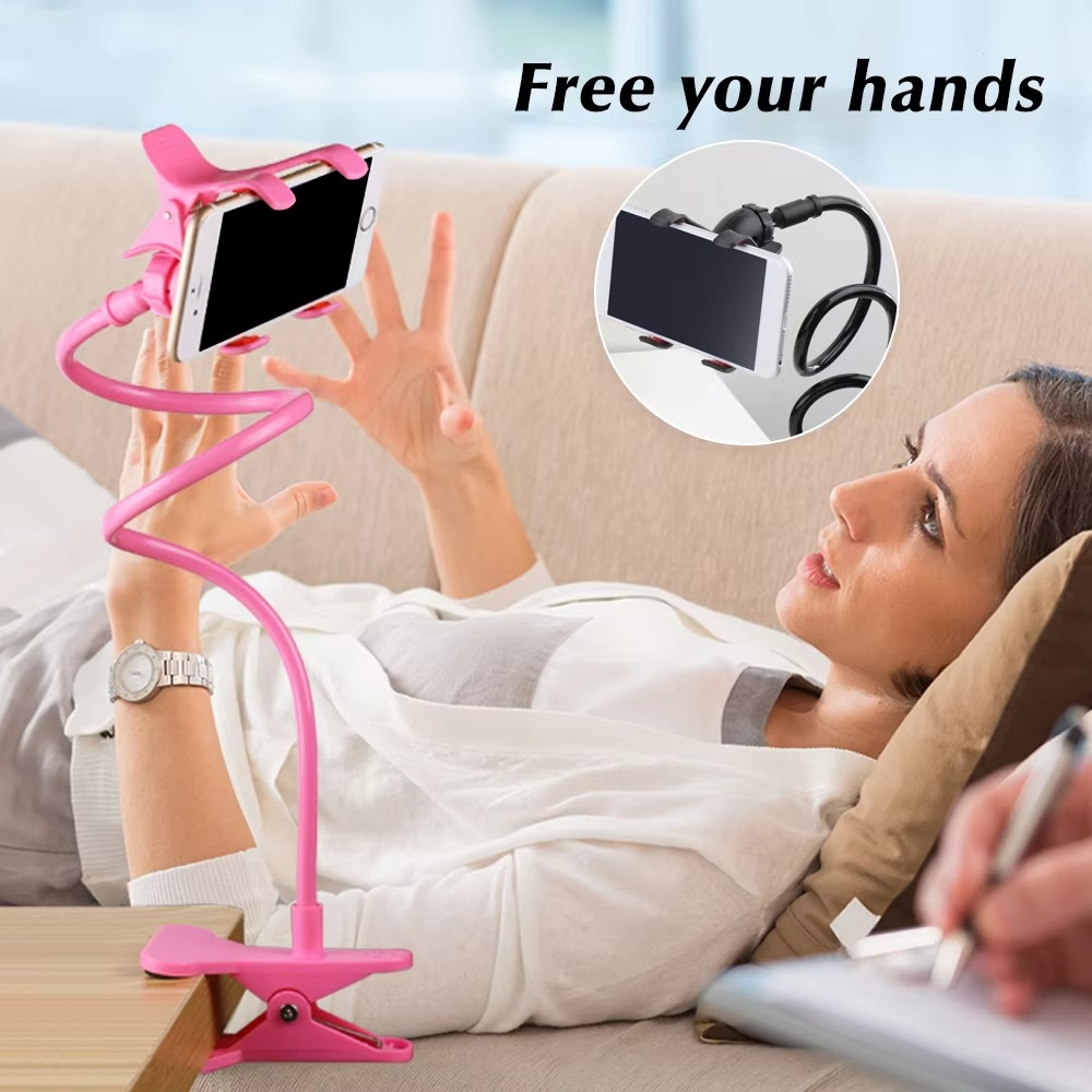download-38 Mobile Phone Stand Holder Flexible and Power Full Grip - 360 Degree Rotating Mobile Stand Bedside Able Lazy Snake Mobile - Image 3