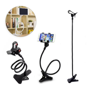 Mobile Phone Stand Holder Flexible and Power Full Grip - 360 Degree Rotating Mobile Stand Bedside Able Lazy Snake Mobile