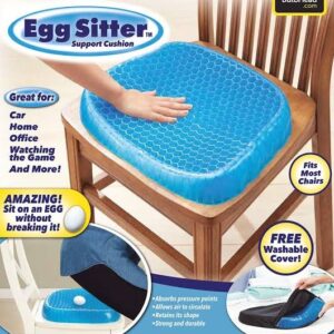Non Slip Egg Sitter Gel Seat Cushion Soft Sitting Support Pad Cushion for Car and Office Chair Seat Pads Breathable Hone
