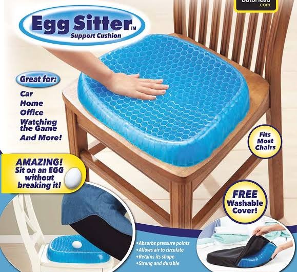 e0bf0b6ff943f1cf0ca8ac858e315c7b Non Slip Egg Sitter Gel Seat Cushion Soft Sitting Support Pad Cushion for Car and Office Chair Seat Pads Breathable Hone