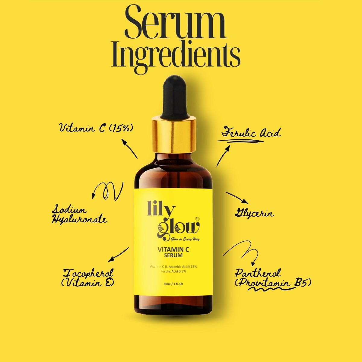 e143283af4387aaf7fbae4b968fe8388 Vitamin C Serum - Brightening Hydrating Formula (30ml)