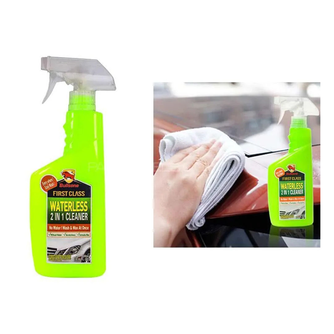 e15a65c38e9c68f495ba4f084d1631f1 Waterless Wash & Wax Spray, Waterless Car Shampoo Bullsone Multi Purpose Cleaner -550ML- - Image 4