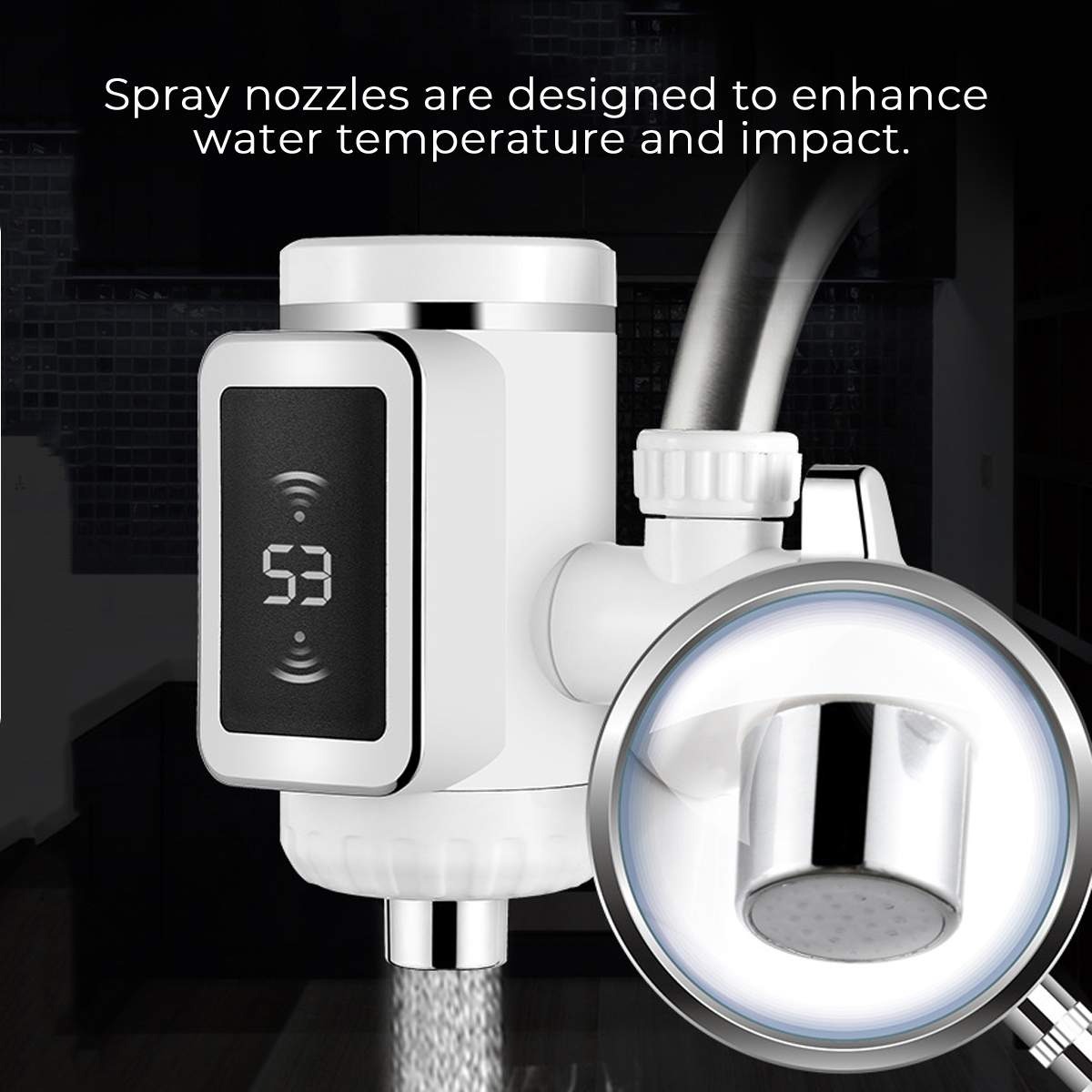 e51aa6461cab6bc5a329296d0940145b 3000W Water Heater Faucet – Instant Heating Tap with Grow Free Installation for Home and Kitchen Use - Image 2