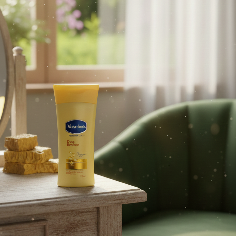 e5931f32b3aa27ae964734e424fd200c Original Vaseline Deep Restore Jelly Lotion for long-lasting hydration and deeply nourished skin - 100ML