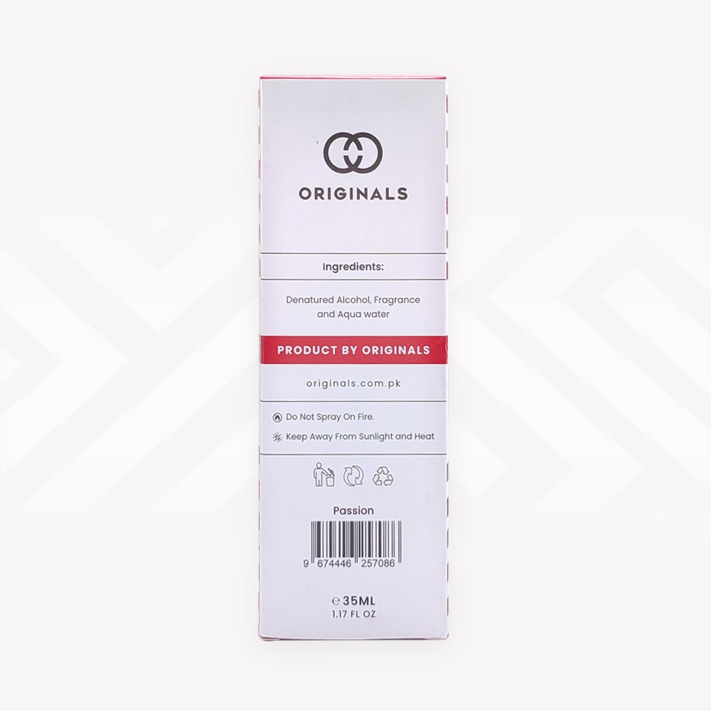 e735e4415cd32f30a4fb08f68494f82a Originals Passion Eau De Parfum for Women – 35ml | Sweet & Sensual Fragrance | Premium Perfume for Daily Wear & Special - Image 3