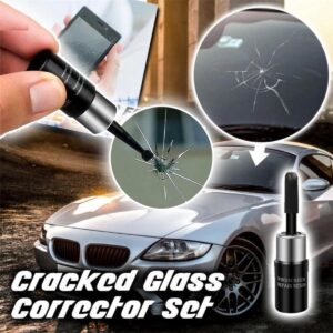 Glass Crack Nano Repair Fluid For Car Windshield – Quick, Easy, And Effective Solution To Repair Cracks, Chips, And Scra