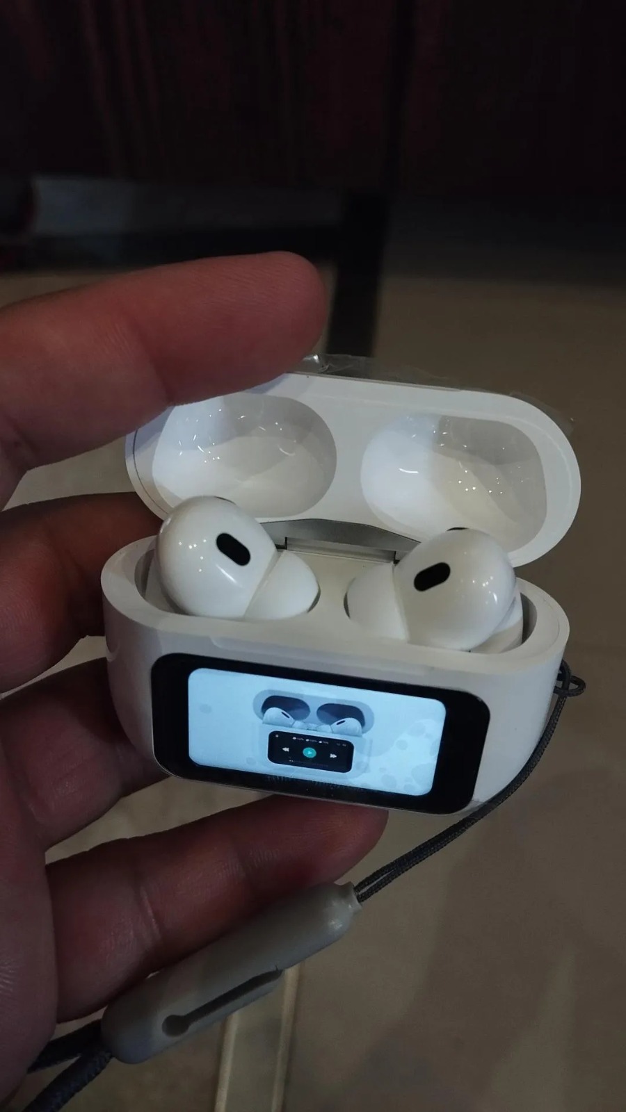 eb128cd9697f12ad8915b17fcf52549a A9 Pro Smart Screen Wireless Earbuds – ANC & ENC Noise Cancelling, Bluetooth 5.4, Touch Control Display Case, Hi-Fi Soun - Image 4