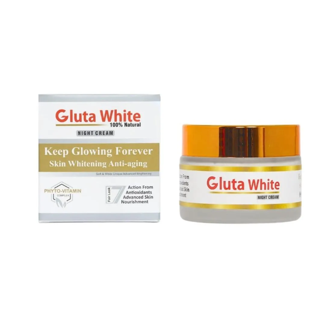 ebc1e967ed6ee61366eff1205cf0fccd Gluta White Whitening & Brightening Cream Jar – Deep Moisturizing, Skin Softening & Nourishing Formula - Image 2