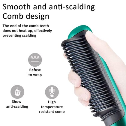 ed1b7572fbc53bcfd38e3b511e7291fe 909 Hair Straightener Brush | 6 Heating Modes Electric Hair Straightener Comb (Random Color) - Image 3