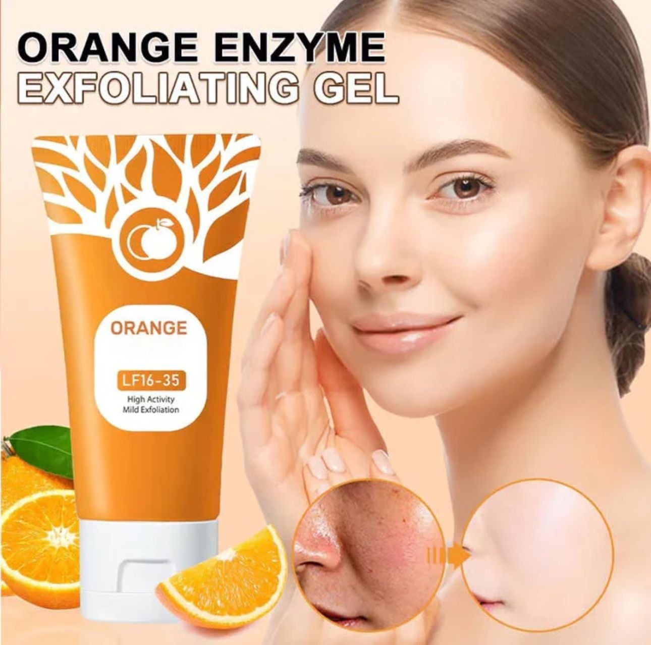 ee331ad4f95f2f2bca6bd2fe0abeecdb Orange Enzyme Exfoliating Gel | Brightening, Nourishing & Citrus Skincare For Radiant, Glowing, Healthy Skin