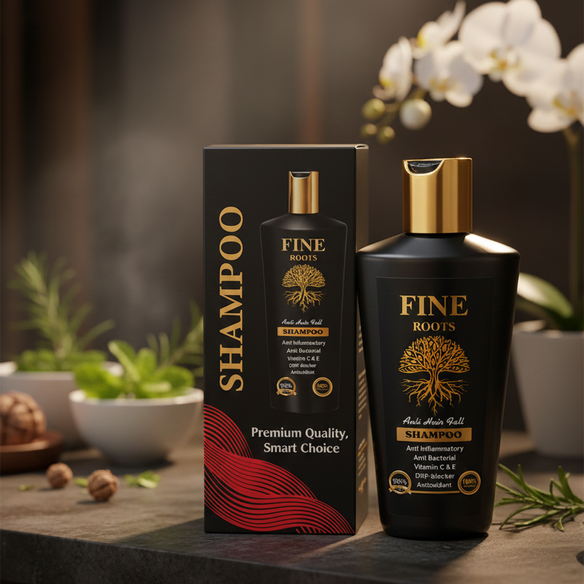 f0aa32212ff328582c1c6c89f90ea281 Fine Roots Anti Hair Fall Shampoo Providing Gentle Care Nourishing Formula Strengthening Quality Everyday Use - Image 2