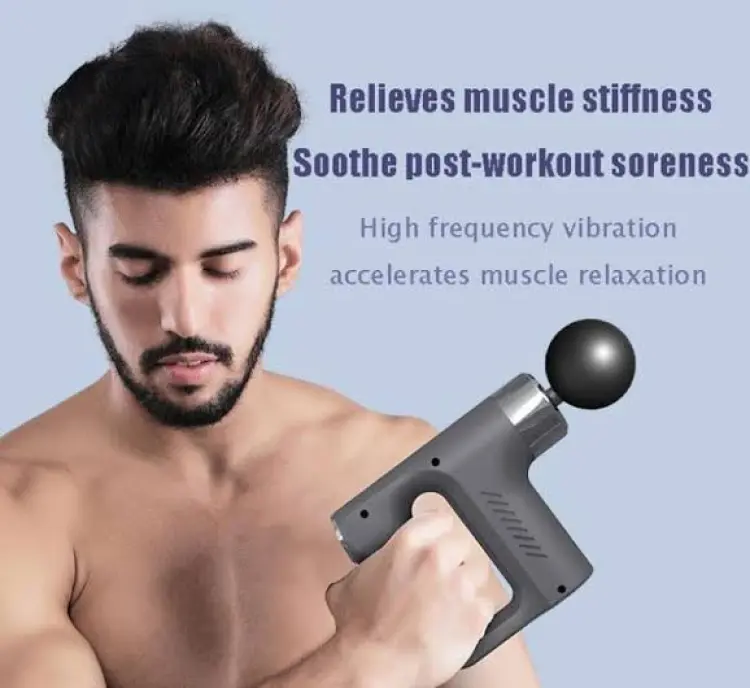 f0e8424e5c997b2810e0d3f38bee28dd Blueidea Deep Tissue fascial massager with 4 massage Muscle Massage Gun (Random color)