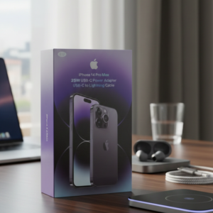 iPhone Original 25W Type‑C Charger | With Type‑C to Lightning Cable | Premium Box Packaging