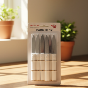 12 Piece Knife Set | Professional Stainless Steel Kitchen Knives With Ergonomic Handles | Sharp, Durable, Anti-Rust Blad