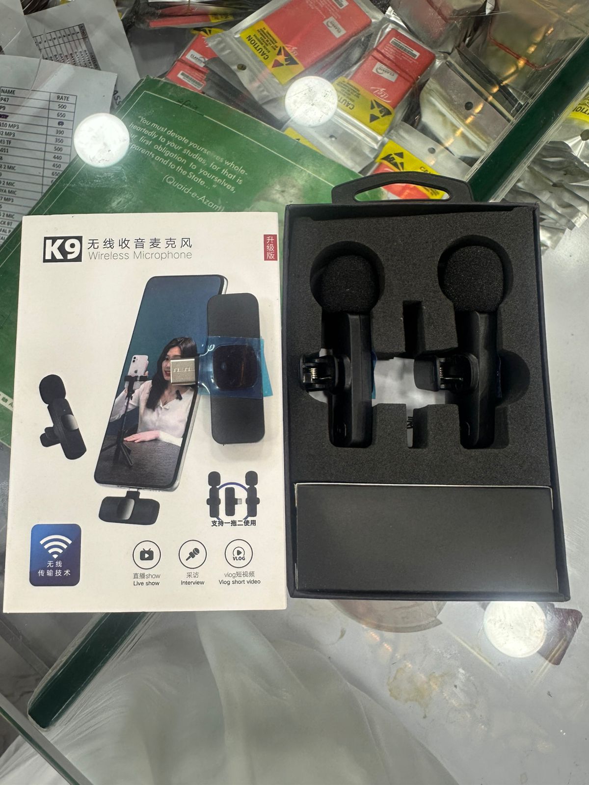 f22366b4338cae7b1d5261bf658fc1d7 K9 Double Mic | Type‑C Connector | Good Sound Quality | Long Battery Time | Portable Wireless - Image 4
