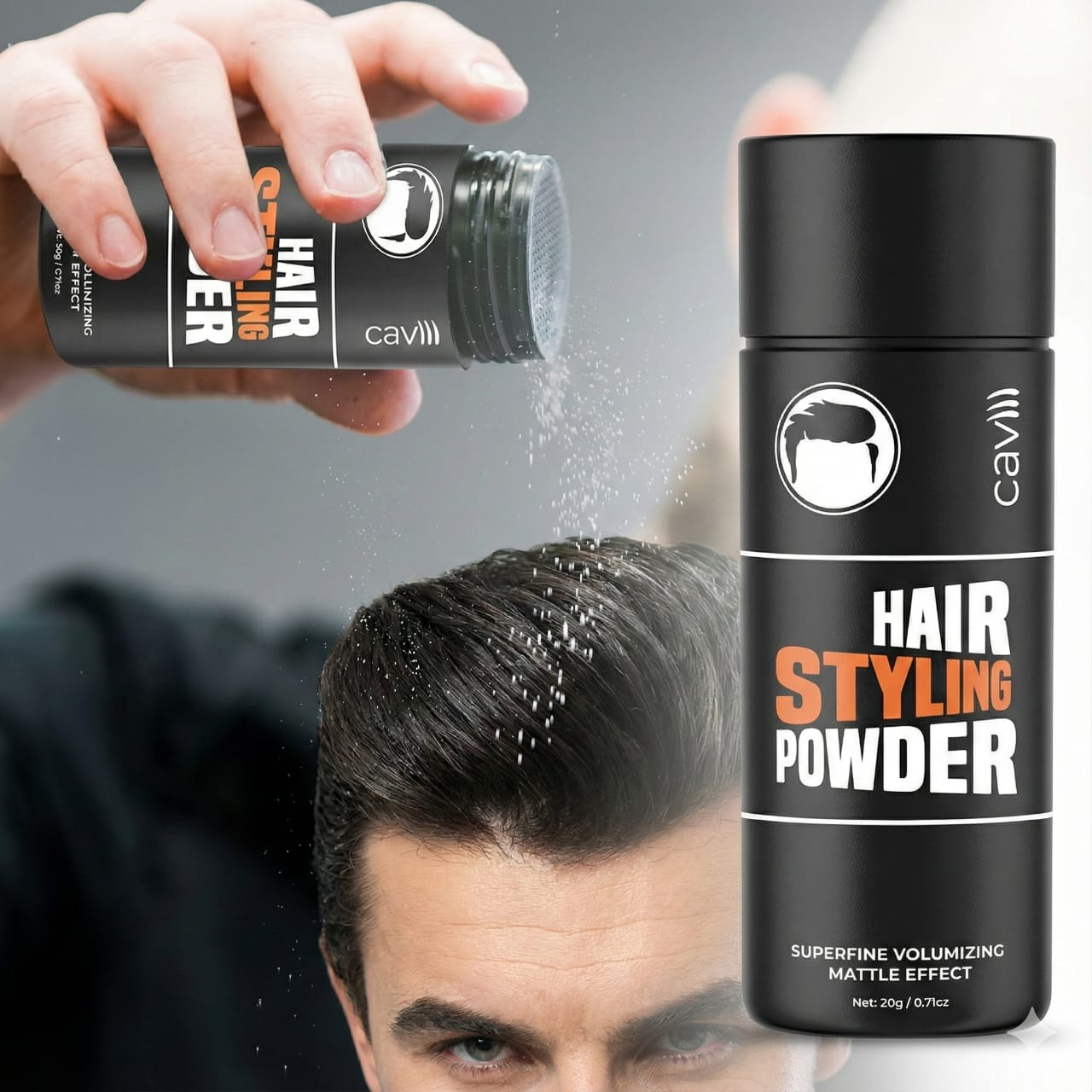 f2bdeec9c12e3c1fcefda9b4aba85f86 Caviii Superfine Volumizing Matte Effect Hair Styling Powder | Instant Lift & Strong Texture Control (20g)