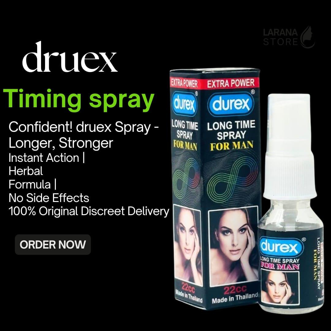 f34bd88f33af94646b2f58fac43b539a Druex Timing Spray | Long-Lasting Performance Support | Waterproof Formula | Pack of 1 (22g) - Image 4
