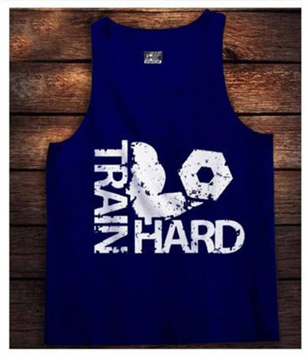 Sando tank top for Men Workout Tank top gym shirts for men [Blue]