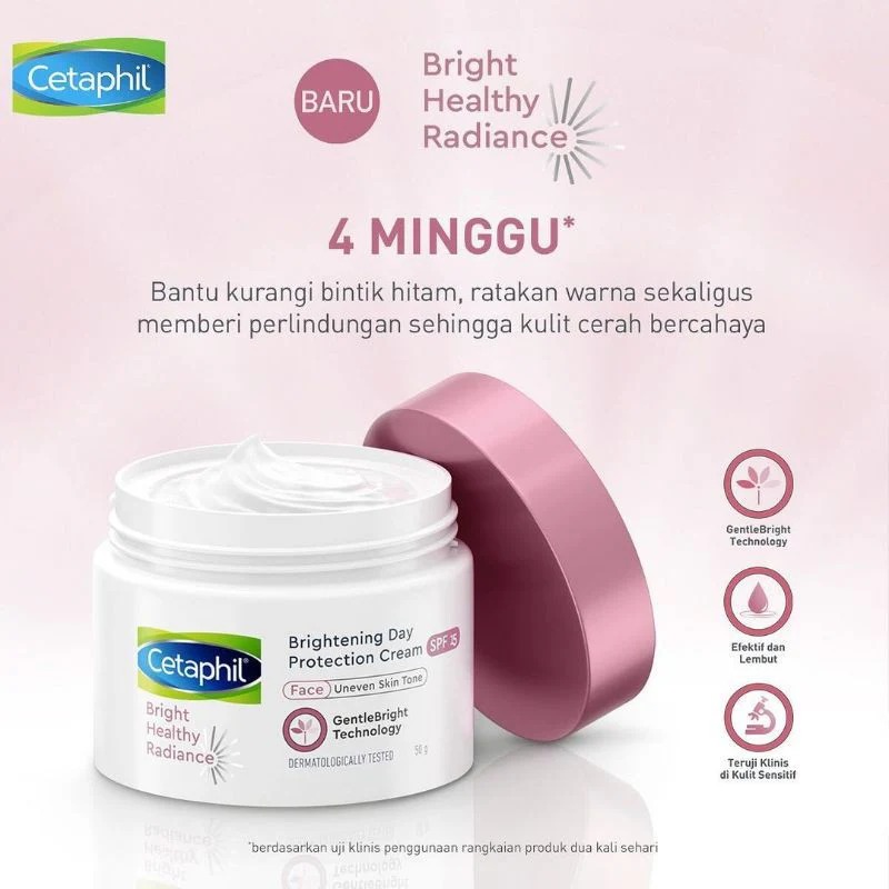 f41189e156e29e1e4fc79a647ca26934 Cetaphil Brightening Day Protection Cream | SPF 15 | 50g | Made in France | Dark Spot & Even Tone Care - Image 3