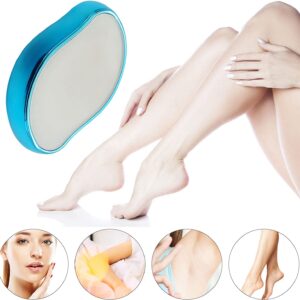 Crystal Hair Eraser – Magic Painless Hair Remover Stone for Men & Women | Reusable Exfoliating Epilator for Legs, Arms &