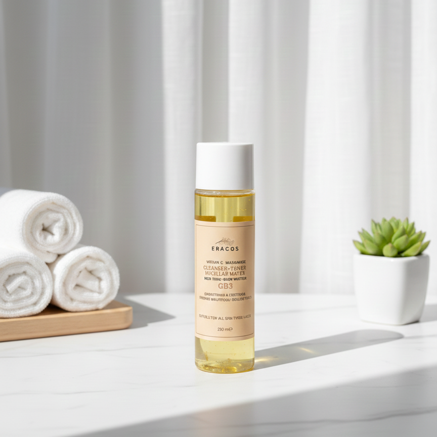 f5e075a6d293838d1c3b94f46014f5cf Eracos GB3 Cleanser Toner Micellar Water Gentle Formula Removes Makeup Clears Impurities Refreshes Skin Provides Smooth - Image 4