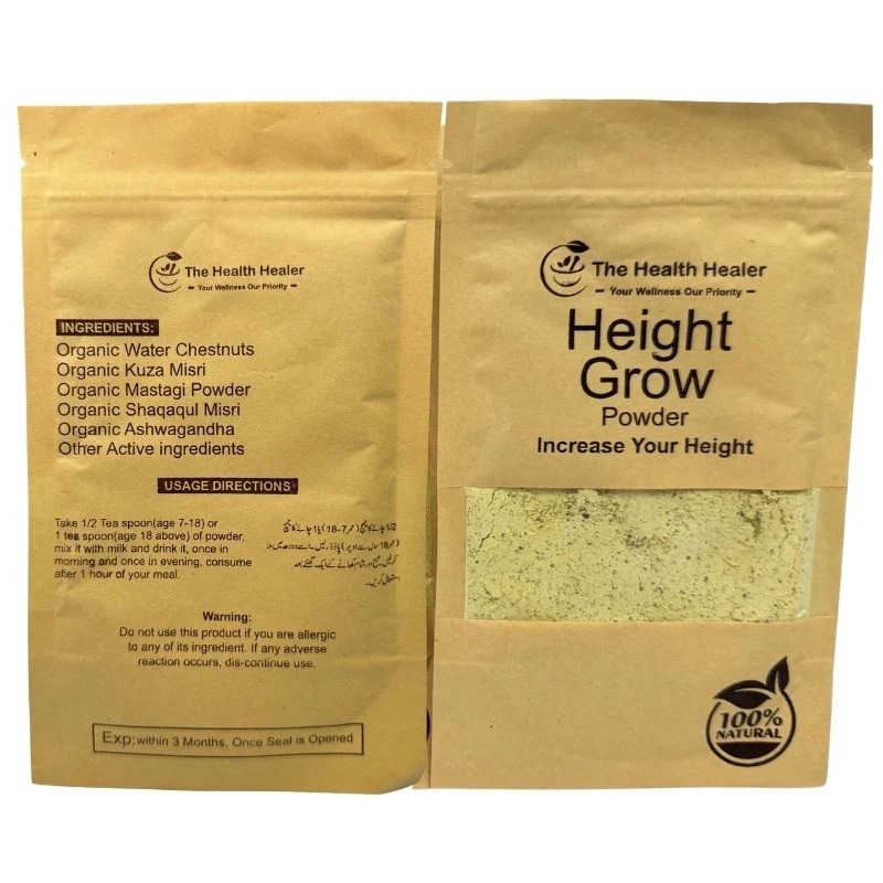 f7505a1f5bf8a05791bf564e648c34c0 The Health Healer Height Grow Powder – 100% Natural Height Increase Supplement (100 Grams) - Image 4