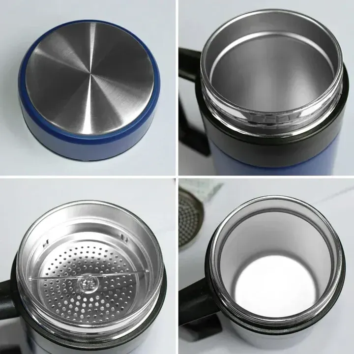 f7f5e6826da816d9e73c1bb9d6e75a8c 355ML Stainless Steel Coffee Cup – Double Wall Insulated, Leak-Proof, Reusable & Eco-Friendly Travel Mug for Hot & Cold - Image 2