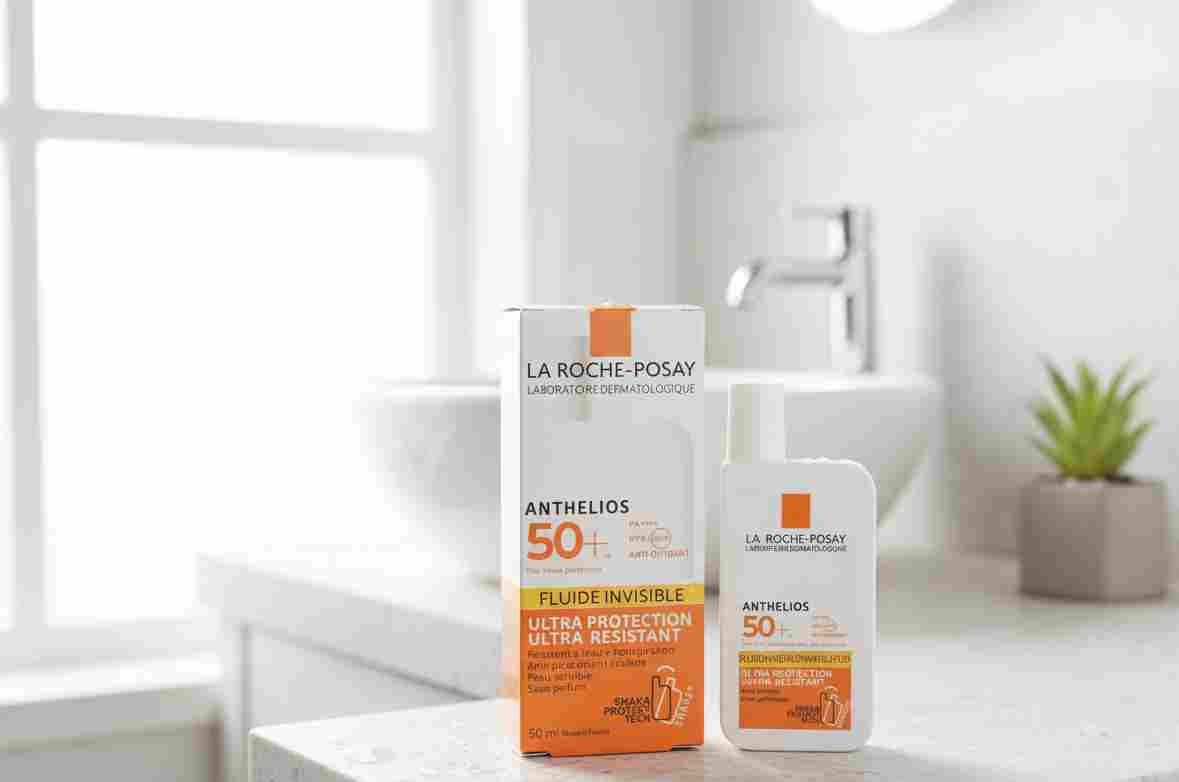 f84ab91a3b12224488b309155421c5da La Roche-Posay Anthelios Invisible Fluid SPF50+ – Ultra-Light, High UV Protection Sunscreen for Sensitive Skin with Mexo