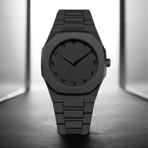Full Black AURA Quartz Analog Watch – Lightweight Premium Design - Stylish Wrist Watch For Men (Without Box)