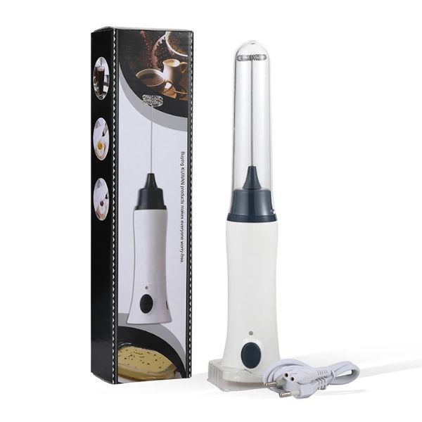 fa3a33c8103e8eefed58c9df2f63c110 Rechargeable Electric Coffee Frother & Milk Beater – Handheld Foam Maker with Stainless Steel Whisk, USB Charging, and P - Image 3