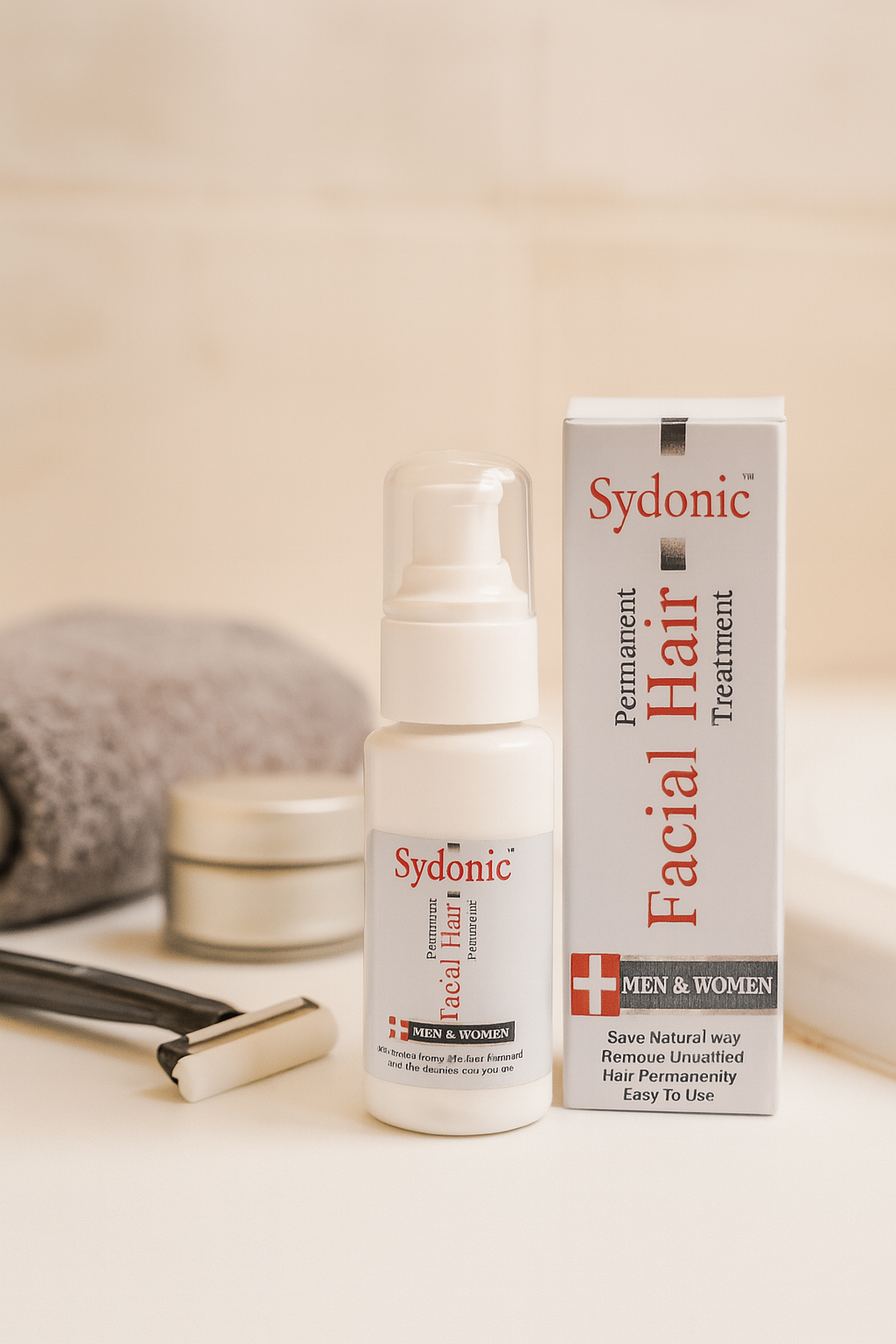 fa7a3ff37ae94662e76ba8531a25ff74 Sydonic Permanent Facial Hair Treatment – 30ml for Men & Women - Image 3