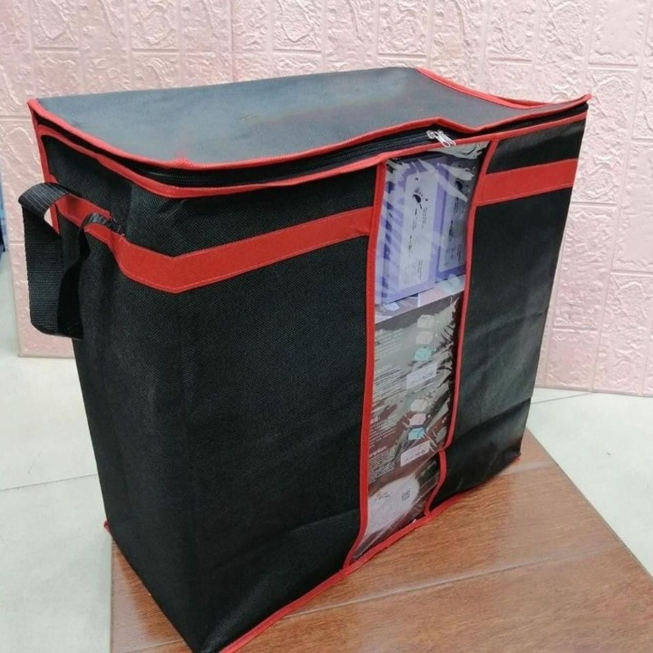 fb89e70d1672b68bae24de5a43ced19d Cloth Storage Bag For Organized Wardrobe, Dust Protection, And Space-Saving Clothing Storage Solution (Pack Of 4)