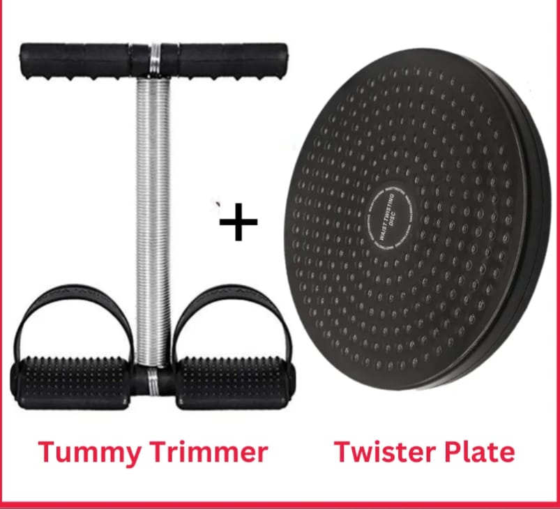 fd4cb9baecc6ec9e4a0774e8b5c86887 Twister Exercise Machine & Tummy Trimmer | Home Gym Fitness Equipment Set - Image 5