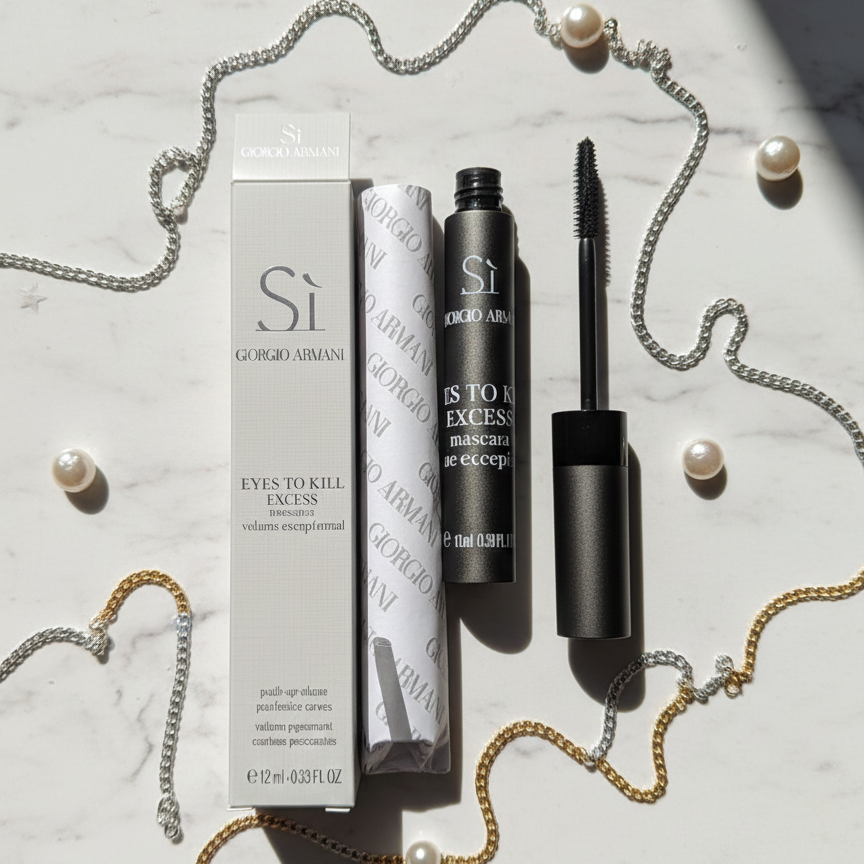 fde62a44d190b188cc33b1ee0e86f30c Giorgio Armani Si Eyes to Kill Excess Mascara – Dramatic Volume, Length & False-Lash Effect | Buildable, Clump-Free Form - Image 3